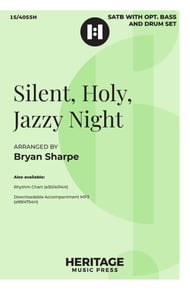 Silent, Holy, Jazzy Night SATB choral sheet music cover